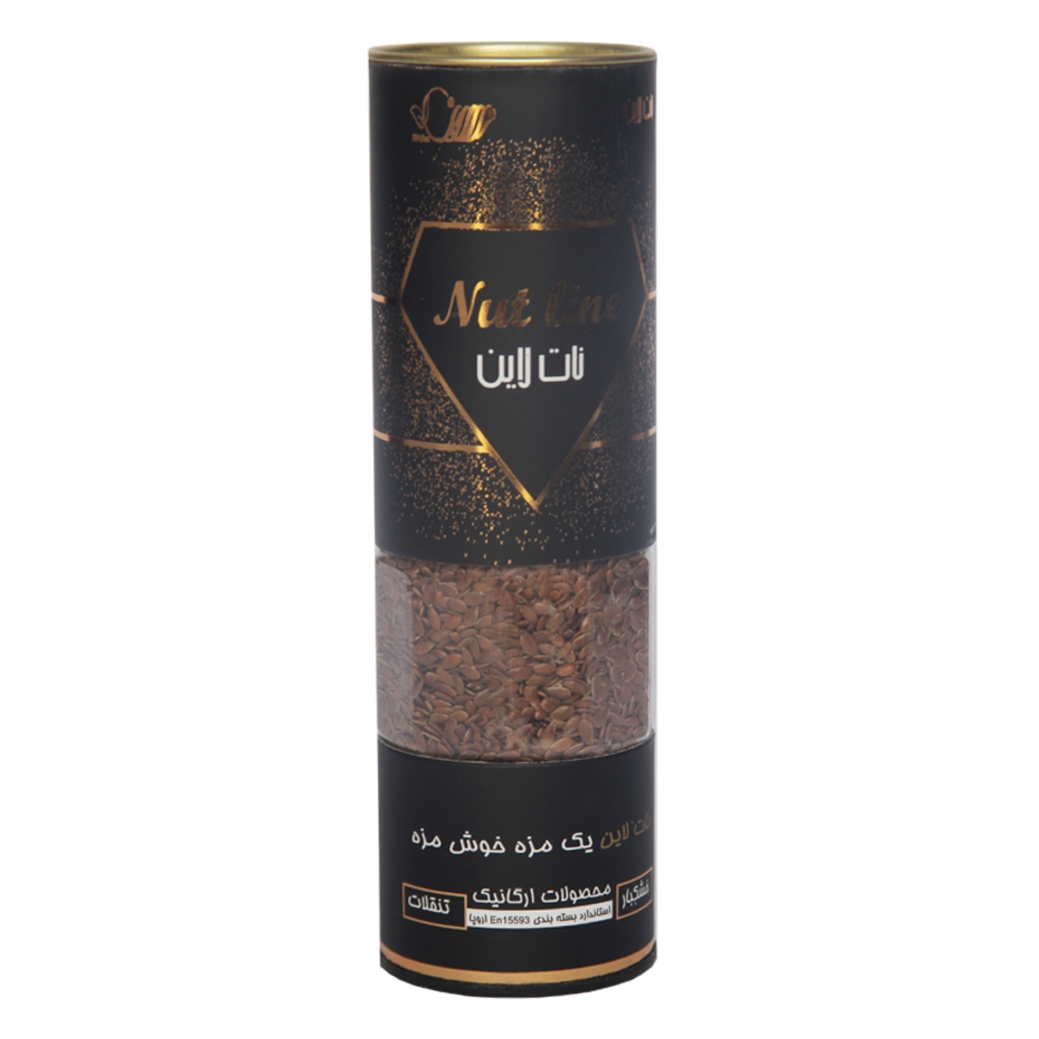 3A758ABD-B696-4166-959E-6539D52EF1CD تخم کتان قهوه ای - 340 گرم - Image 1