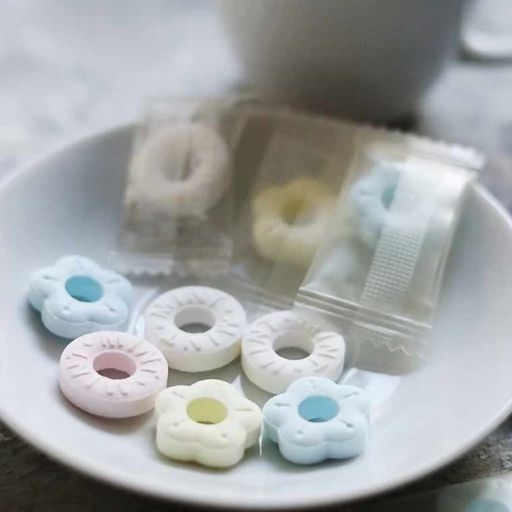 IMG 3103 آبنبات نعنایی طرح گل ؛ طعمی خنک با قدرتی شفابخش