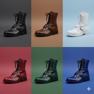 بوت‌های رنگی: از مشکی کلاسیک تا رنگ‌های جسورانه؛ چگونه بهترین رنگ را انتخاب کنیم؟ 🌈⚫